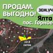 Земельный участок, г. Ялта, ул. пос. Горное, д. 5 